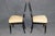 French 20th C. Set 12 Jansen Ebonized Louis XVI Style Lyre Back Dining Chairs For Sale - Image 3 of 17