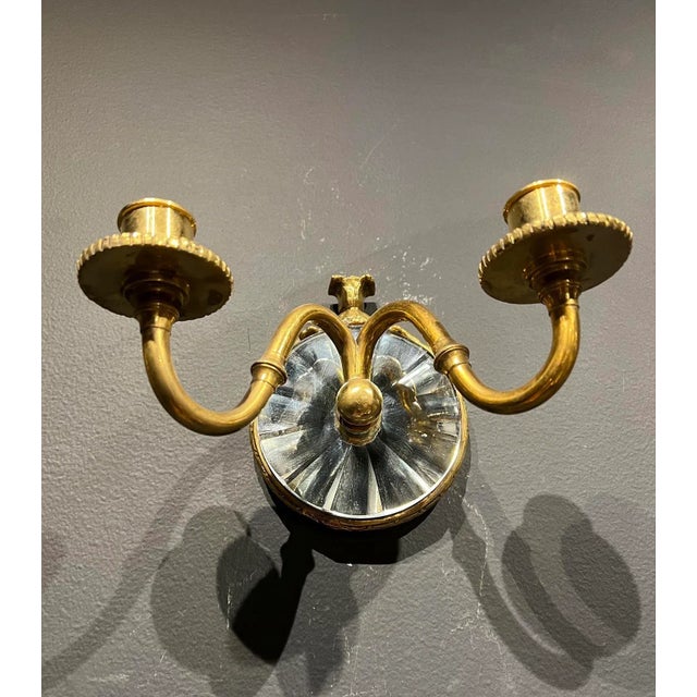 Metal 1920s Small Caldwell Mirror Sconces - Pair For Sale - Image 7 of 7