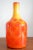 Orange Glass Vase attributed to Carl-Olof Borggarp for Glasbruk Elme, Sweden For Sale - Image 8 of 8