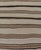 Measures: 4'10 x 5'10 Turkish Vintage Kilim Rug with Ivory Field and Warm Brown Stripes. Keivan Woven Arts / rug/TU-...