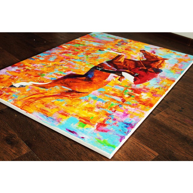 Figurative Artist Andrei Sitsko "Show" Modern Original Painting For Sale - Image 3 of 10