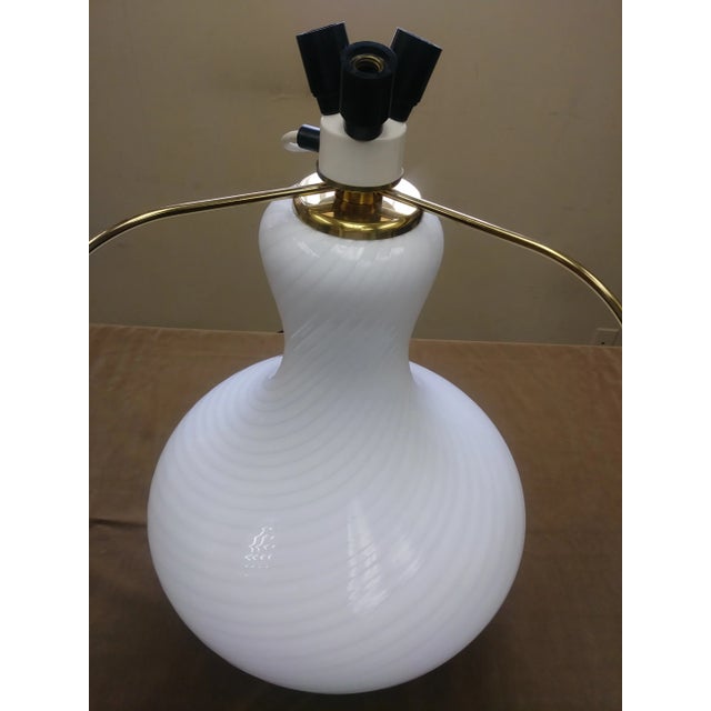 Murano Glass Sommerso Vetri Venetian Murano Glass Lamp Base # 048 For Sale - Image 4 of 13