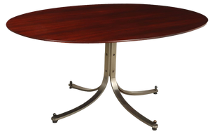Vintage Stainless Steel Table by Sergio Mazza for Arflex