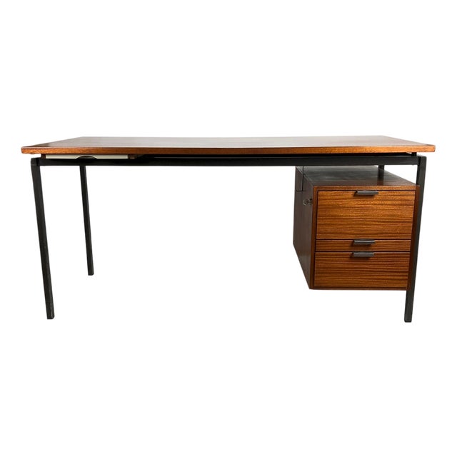 Teak Desk by Herbert Hirche for Holzäpfel, Germany, 1950s For Sale