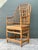 Vintage Brighton Pavilion High Back Rattan Chair For Sale In West Palm - Image 6 of 12