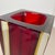 1970s Sommerso Murano Glass Cube Vase attributed to Flavio Poli, Italy, 1970s For Sale - Image 5 of 18