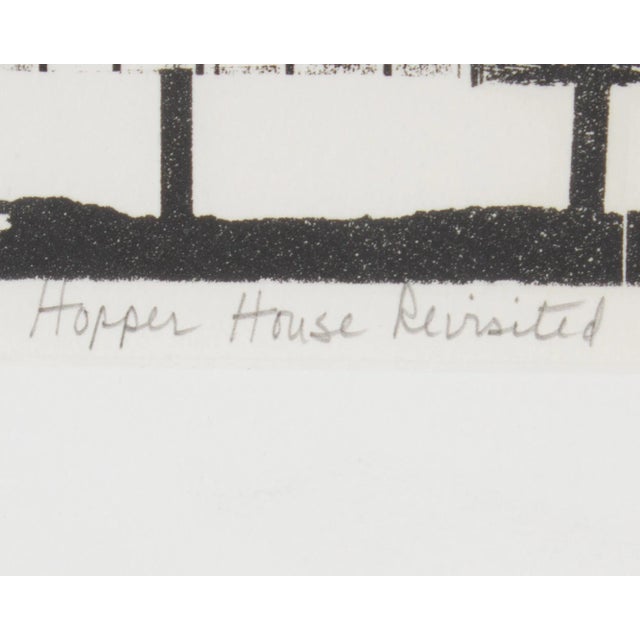 Late 20th Century "Hopper House Revisited" Aquatint Print by Marty Davis For Sale - Image 5 of 8