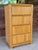 Mid-20th Century Coastal Boho Refinished Pencil Rattan Chest of Drawers For Sale - Image 12 of 12