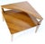 Mid 20th Century Pair of Large Square Light Walnut Step Corner End Tables Stands John Stuart MINT For Sale - Image 9 of 9