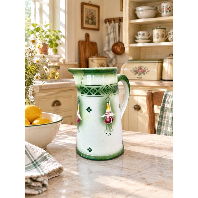 Vintage Jug by Villeroy & Boch, Germany 1920 For Sale - Image 11 of 12