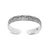 David Yurman Men’s David Yurman Waves Sterling Silver & 18k Yellow Gold 12mm Cuff Bracelet For Sale - Image 4 of 8
