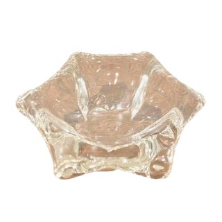 Crystal Champagne Color Bowl from Daum, 1950s For Sale