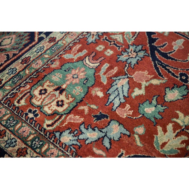 Indian Vintage Indian Bijar Design Carpet - 7'9" x 9'11" For Sale - Image 3 of 12