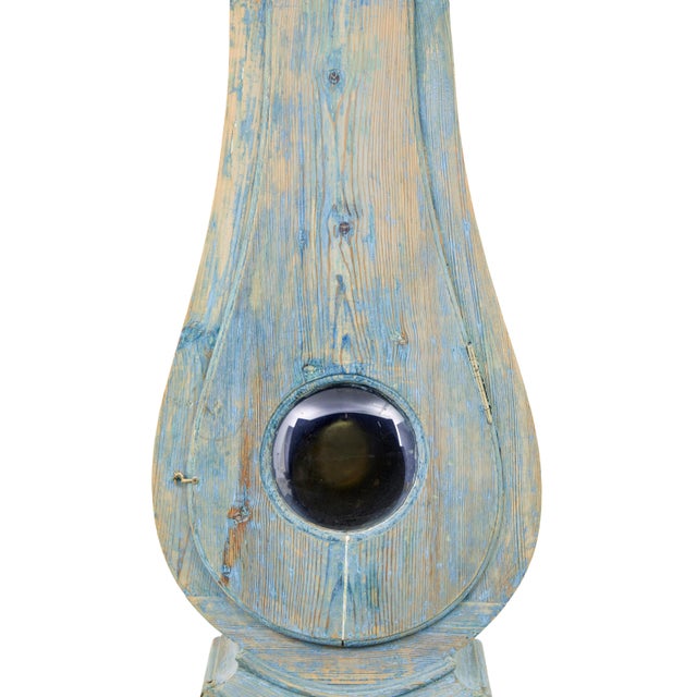 Mid 19th Century Swedish Pine Long Case Mora Clock, 1850s For Sale - Image 14 of 15