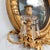 Important Antique c.1830 Giltwood Girandole Convex Federal Mirror With Eagle For Sale - Image 9 of 11