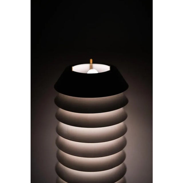 Wood Maija the Bee / Maija Mehiläinen Floor Lamp by Ilmari Tapiovaara For Sale - Image 7 of 10