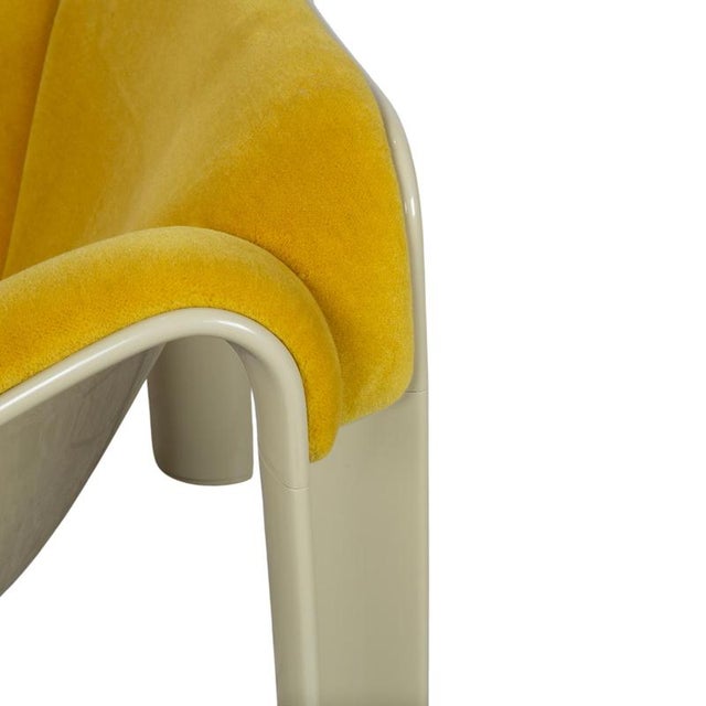 F300 Lounge Chair in Yellow Fabric from Gubi For Sale - Image 5 of 13