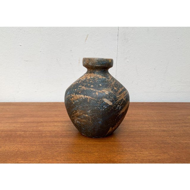 Ceramic Mid-Century Brutalist Studio Pottery Vase by Gerhard Liebenthron, Germany, 1970s For Sale - Image 7 of 16