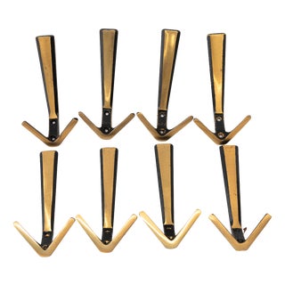 Wall Hooks by Baller Hertha, Vienna, Austria, 1950s, Set of 8 For Sale