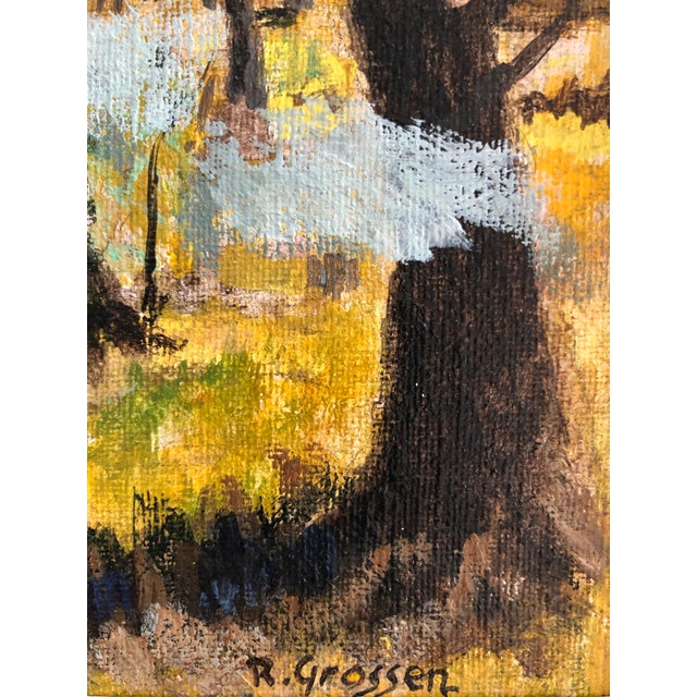 Modern René Grossen, Vue sur un paysage de Toscane, Oil on Canvas, Framed For Sale - Image 3 of 10