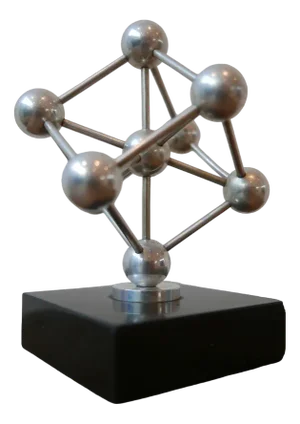 Mid-Century Atomium Building Model Desk Decorative