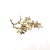 Mid 20th Century Mid 20th Century 12 Karat Yellow Gold and Opal Floral Brooch For Sale - Image 5 of 6