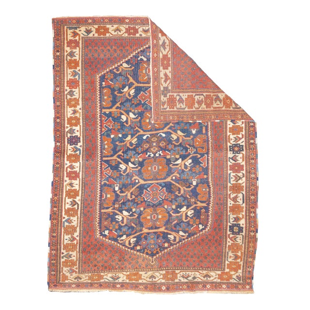 Antique Persian Afshar Rug 4'1" x 5’6".