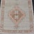 Turkish Oushak Runner With Soft Ivory Field and Peach Geometric Medallions For Sale In Atlanta - Image 6 of 12