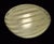 Vintage German Flat Ceiling Lamp with White Striped Frosted Glass Shade from Peill & Putzler, 2000s For Sale - Image 3 of 8