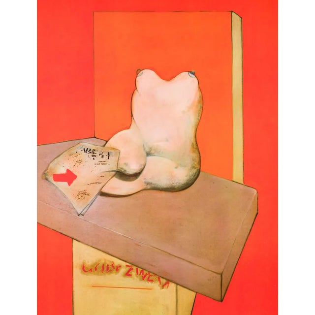 Modern Galerie Maeght Lelong Exhibition Poster by Francis Bacon, Paris, 1984 For Sale - Image 3 of 5