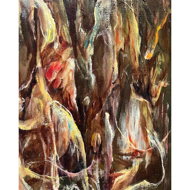 Vivaldo Martini, Abstract Composition No. 5, Oil on Canvas For Sale - Image 6 of 12