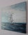 1950s Vintage Mid-20th Century Signed Maritime Oil Painting of Tall Ship at Sea – Nautical Seascape on Canvas For Sale - Image 5 of 14