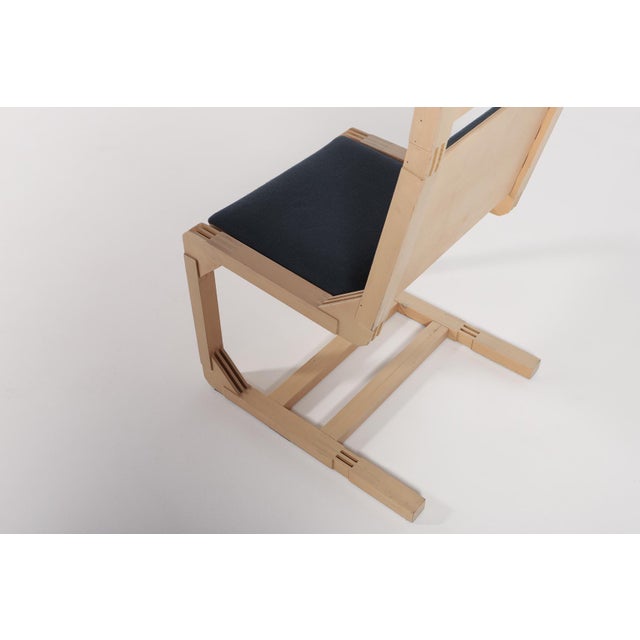 Vintage Danish Architectural Chair, 1990s For Sale - Image 11 of 14
