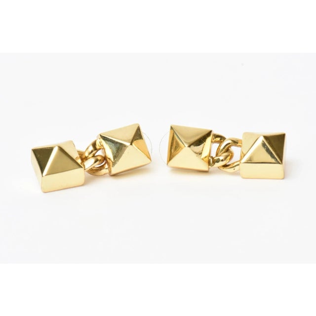 Signed Fallon Sculptural Pierced Earrings, 1990's For Sale In Miami - Image 6 of 10