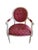 French Provincial Vintage Louis XVI Armchair French Provincial Francesca Chair Attributed to Ethan Allen For Sale - Image 3 of 15