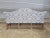 Late 20th Century Kittinger Historic Newport Mahogany Sofa With Blue Silk Damask Fabric For Sale - Image 5 of 8