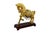 Chinese Vintage Chinese Gold Plated Jeweled Tang Horse Sculpture Statue 10" For Sale - Image 3 of 16