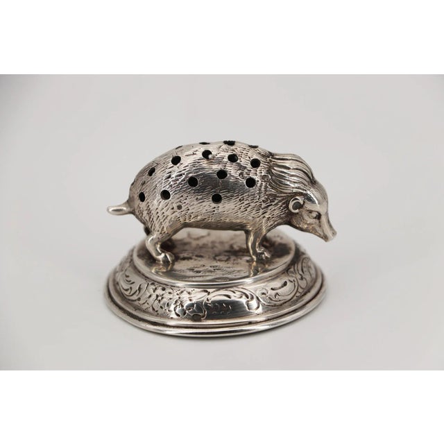 Circa: 19th Century or Earlier. Origin: English or French. Material: Silver. Note: Marked but not identified. Item...