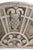 Carved limestone pediment with a center pineapple motif and ornate scrolling details throughout. The manufacturer and...