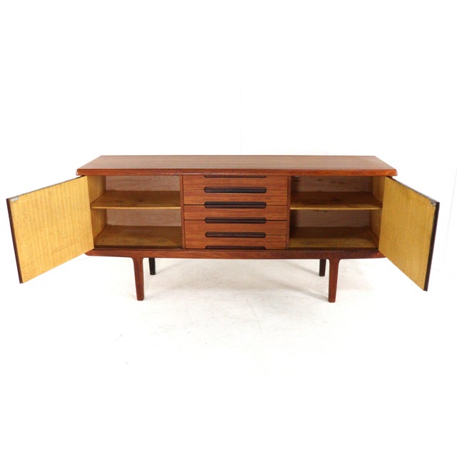 Mid-Century Teak Sideboard from Brødrene Sörheim Møbelfabrikk AS For Sale - Image 4 of 7