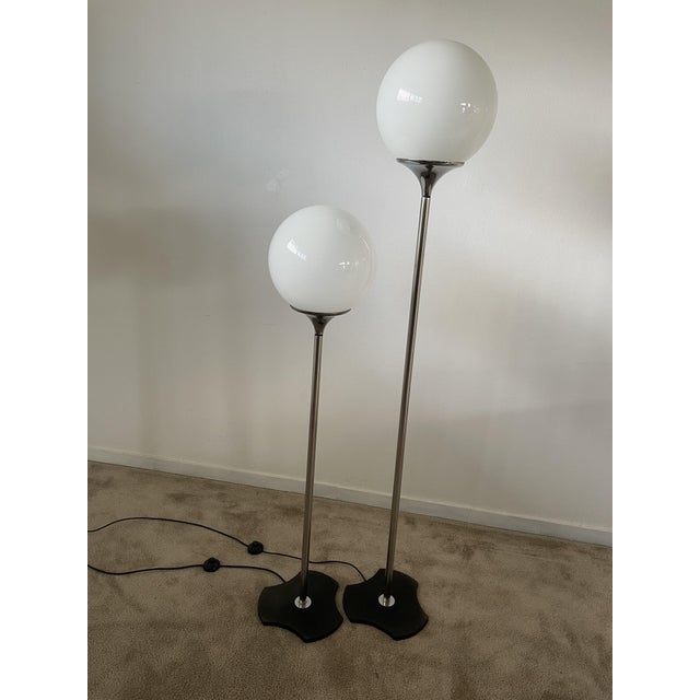 Mid-Century Modern Floor Lamps by Lamperti, 1970s, Set of 2 For Sale - Image 3 of 8