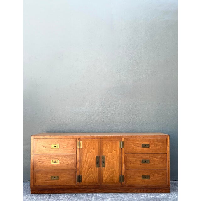 Vintage Dixie “Act 2” Campaign Dresser For Sale - Image 9 of 12