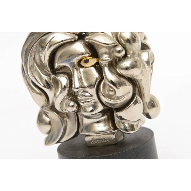 Vintage Miguel Berrocal MIni" Portrait De MIchelle" Puzzle Sculpture, 1960's For Sale In Miami - Image 6 of 8