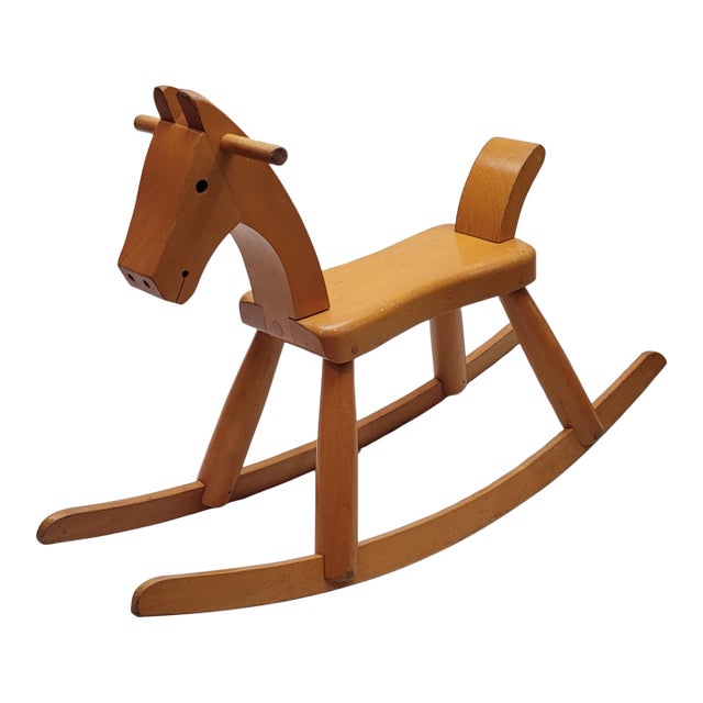 Mid Century Kay Bojesen Rocking Horse For Sale