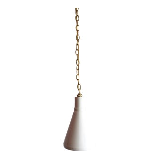 White Ceramic Pendant Light Fixture For Sale