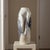Ivory Monumental Abstract Sculptural Studio Ceramic Vessel, 27" For Sale - Image 8 of 15