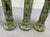 They have unique design in celadon green color. The heights are different - about 15", 18" and 21" tall. The bases and the...