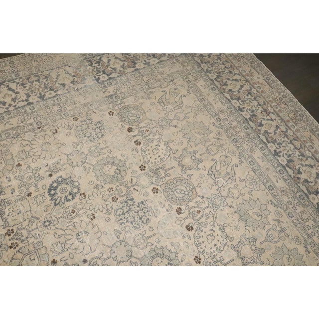 Gray Large Persian Tabriz Carpet rug no. j4870 For Sale - Image 8 of 10