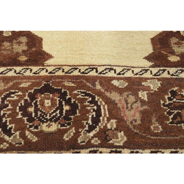 Mid 20th Century Vintage Turkish Oushak Rug - 04'05 X 07'03 For Sale - Image 5 of 9