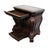 Aico Michael Amini Romanza Collection Old World Baroque 38" Bombe Nightstand - Deep Claret Finish 74040-56 For Sale In Kansas City - Image 6 of 15